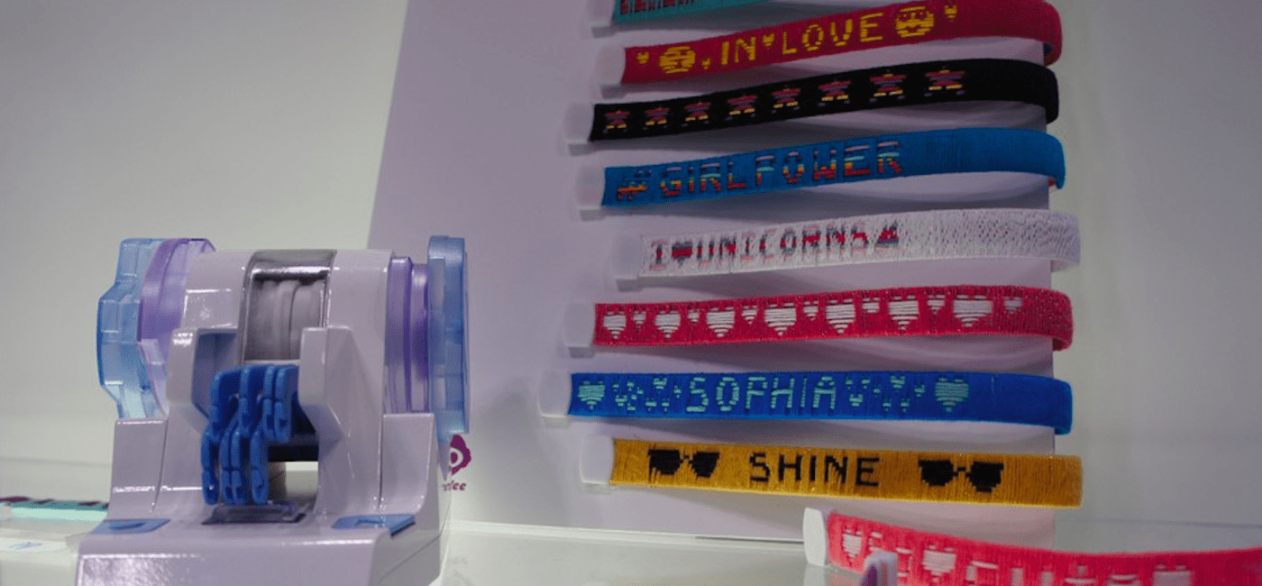 AppConnected Bracelet Machines This Friendship Bracelet was Machine